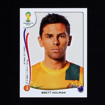 Brasil 2014 No. 173 Panini sticker Brett Holman