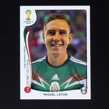Brasil 2014 Nr. 076 Panini Sticker Miguel Layun