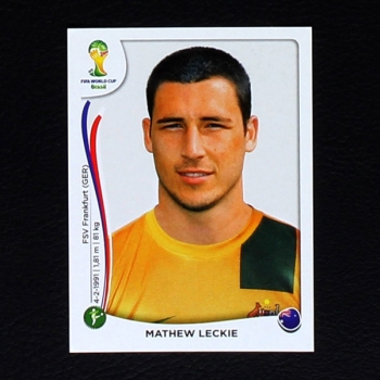 Brasil 2014 No. 182 Panini sticker Mathew Leckie