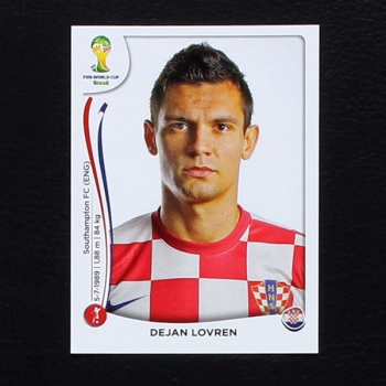 Brasil 2014 No. 057 Panini sticker Dejan Lovren