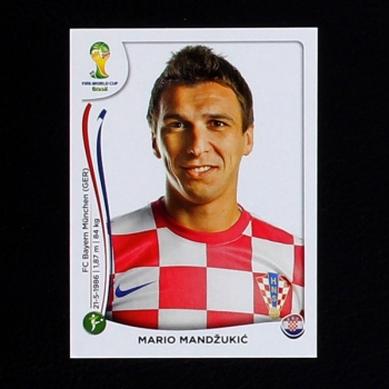 Brasil 2014 Nr. 069 Panini Sticker Mario Mandzukic