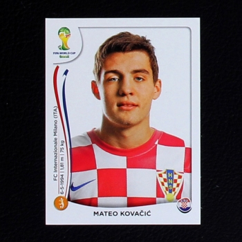 Brasil 2014 Nr. 064 Panini Sticker Mateo Kovacic