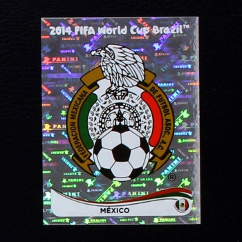 Brasil 2014 Nr. 070 Panini Sticker Mexico Wappen