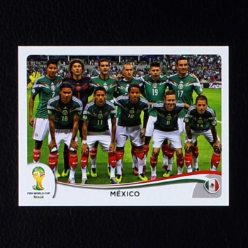 Brasil 2014 Nr. 071 Panini Sticker Mexico Team