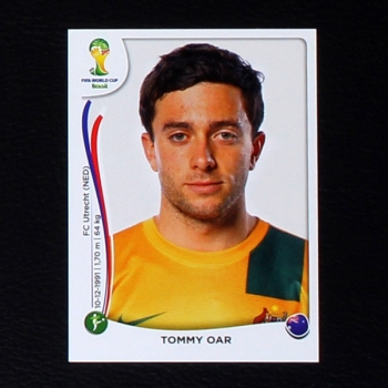 Brasil 2014 No. 180 Panini sticker Tommy Oar