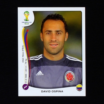Brasil 2014 No. 186 Panini sticker David Ospina