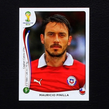 Brasil 2014 No. 162 Panini sticker Mauricio Pinilla