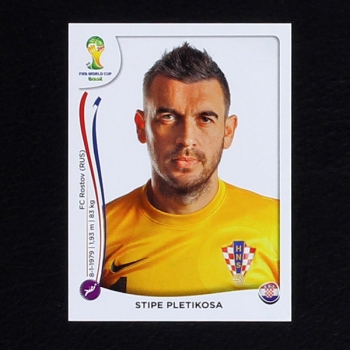 Brasil 2014 Nr. 053 Panini Sticker Stipe Pletikosa