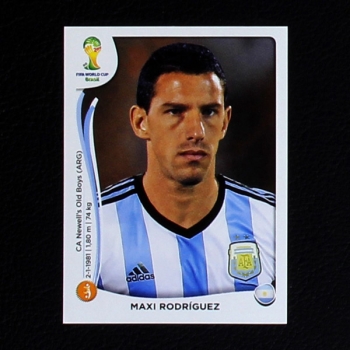 Brasil 2014 No. 424 Panini sticker Maxi Rodriguez