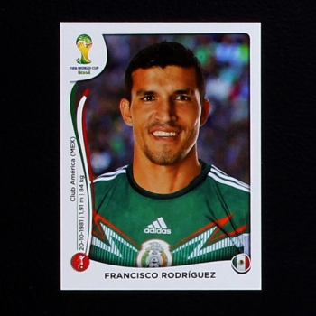 Brasil 2014 Nr. 074 Panini Sticker Francisco Rodriguez