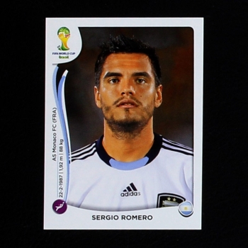 Brasil 2014 Nr. 414 Panini Sticker Sergio Romero