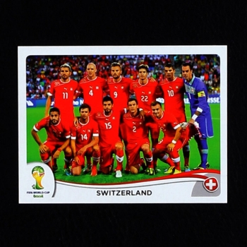 Brasil 2014 Nr. 337 Panini Sticker Switzerland Team