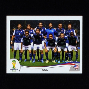 Brasil 2014 Nr. 546 Panini Sticker USA Team
