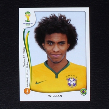 Brasil 2014 No. 046 Panini sticker Willian