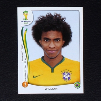 Brasil 2014 Nr. 046 Panini Sticker Willian