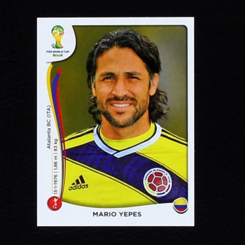 Brasil 2014 No. 187 Panini sticker Mario Yepes