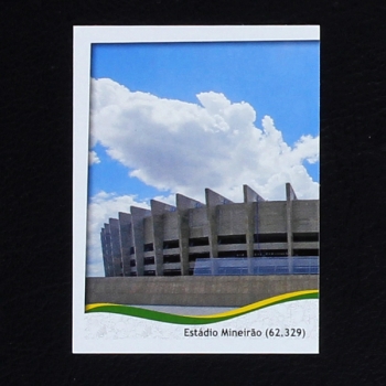 Brasil 2014 Nr. 008 Panini Sticker Stadion Belo 1