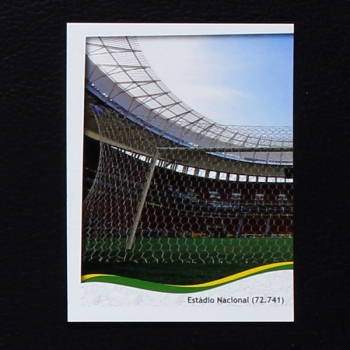 Brasil 2014 Nr. 010 Panini Sticker Stadion Brasilia 1