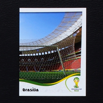 Brasil 2014 Nr. 011 Panini Sticker Stadion Brasilia 2