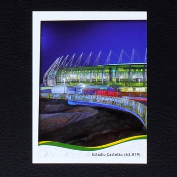 Brasil 2014 Nr. 016 Panini Sticker Stadion Fortaleza 1