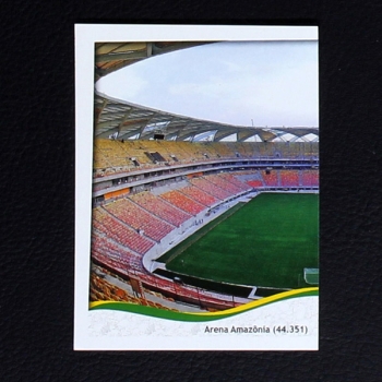 Brasil 2014 Nr. 018 Panini Sticker Stadion Manaus 1