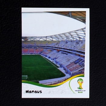 Brasil 2014 Nr. 019 Panini Sticker Stadion Manaus 2