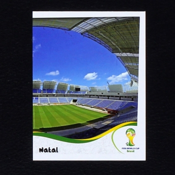 Brasil 2014 Nr. 021 Panini Sticker Stadion Natal 2