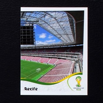 Brasil 2014 Nr. 025 Panini Sticker Stadion Recife 2