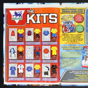 FA Premier League 2004 Topps Sticker Album komplett -Q