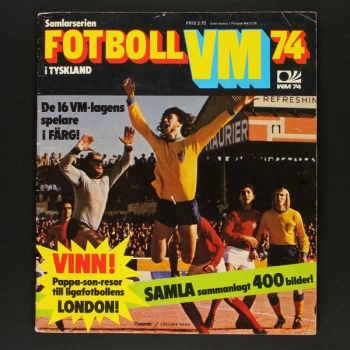 Fotboll VM 74 Panini Sticker Album