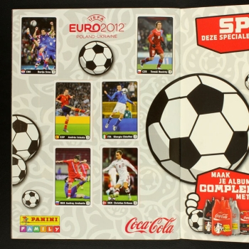 Euro 2012 Het Toernooi Panini Sticker Album komplett