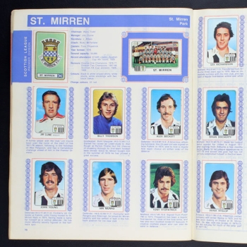 Football 79 Panini Sticker Album komplett