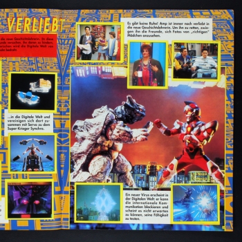Samurai Syber-Squad Panini Sticker Album komplett