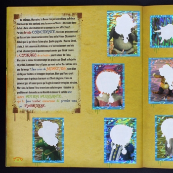 Shrek 2 Panini Sticker Album komplett - B