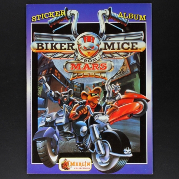 Biker Mice Merlin Sticker Album