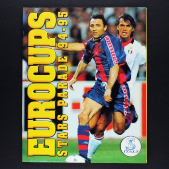 Eurocups Star Parade 94 SL Italy Sticker Album komplett