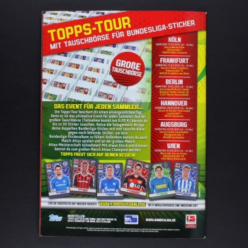 Fußball 2015 Topps Sticker Album komplett