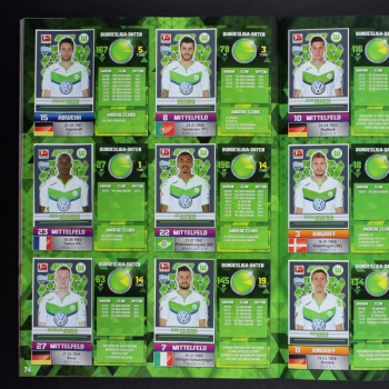 Fußball 2015 Topps Sticker Album komplett