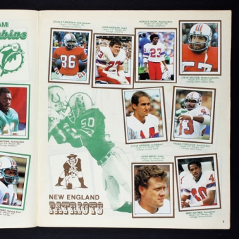Football NFL 1981 Topps Sticker Album komplett
