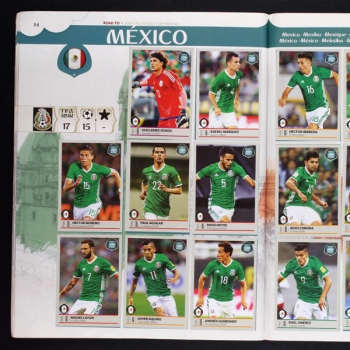 Road to Russia 2018 Panini Sticker Album komplett