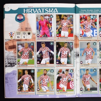 Road to Russia 2018 Panini Sticker Album komplett