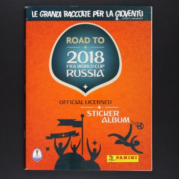 Road to Russia 2018 Panini Sticker Album komplett