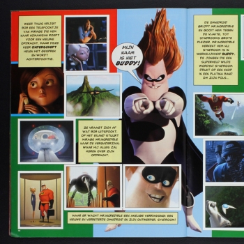 The Incredibles Panini Sticker Album fast komplett -2 - NL