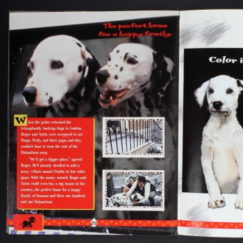 101 Dalmatians Panini Sticker Album komplett - USA