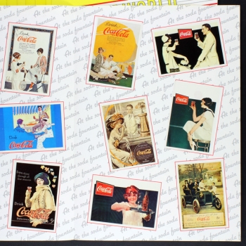 The World of Coca Cola Panini sticker album complete