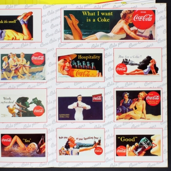 The World of Coca Cola Panini sticker album complete