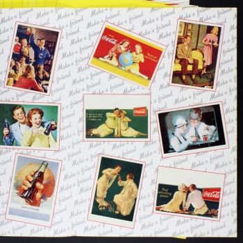 The World of Coca Cola Panini sticker album complete