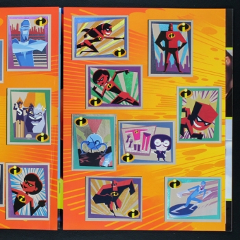 Les Indestructibles Panini Sticker Album komplett - F