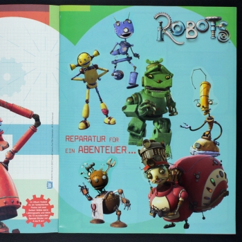 Robots Panini Sticker Album komplett