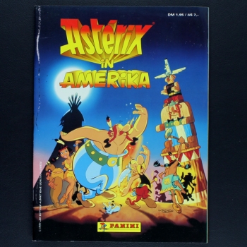 Asterix in Amerika Panini Sticker Album komplett